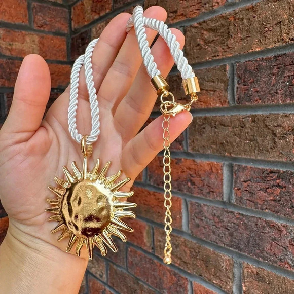 Sun Cord Gold Necklace - Picture 5 of 17